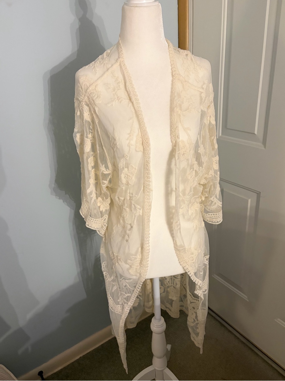 White Lace Kimono